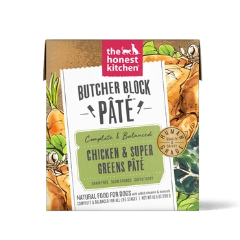 The Honest Kitchen Butcher Block Pate Chicken & Super Greens for Dogs