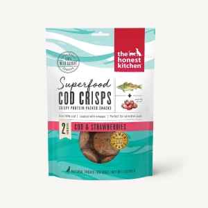 The Honest Kitchen Cod & Strawberry Superfood Cod Crisps For Dogs