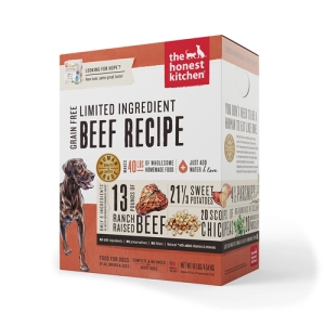 The Honest Kitchen Dehydrated Limited Ingredient Beef Dog Food