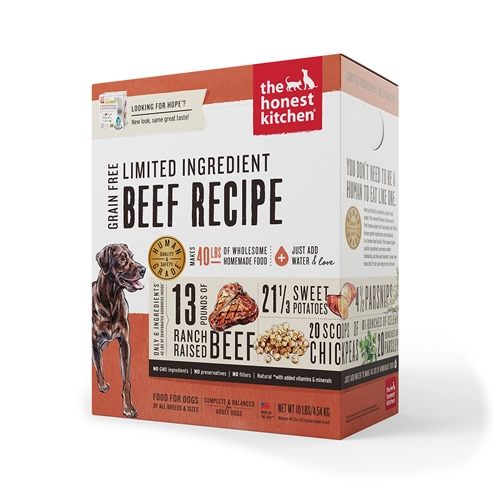 The Honest Kitchen Dehydrated Limited Ingredient Beef Dog Food