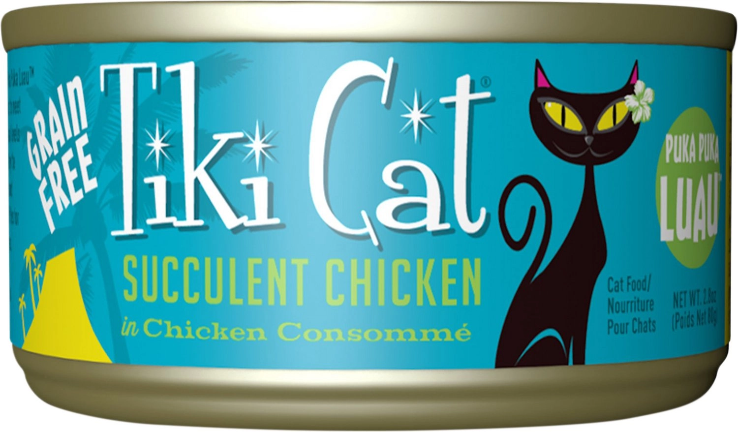 Tiki Cat Puka Puka Luau Grain Free Succulent Chicken in Chicken Consomme Canned Cat Food