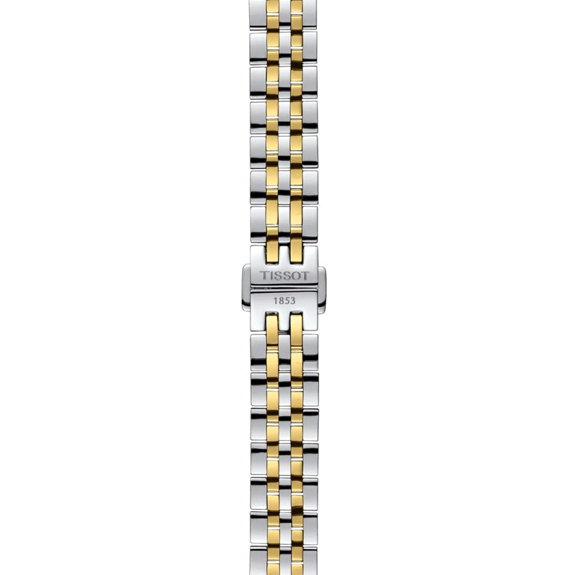 Tissot Le Locle Automatic Small Lady 25.3mm Silver Dial Gold PVD Steel Watch T41218334