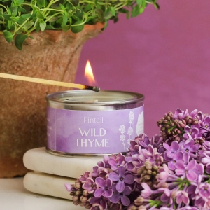 Wild Thyme Paint Pot Candle